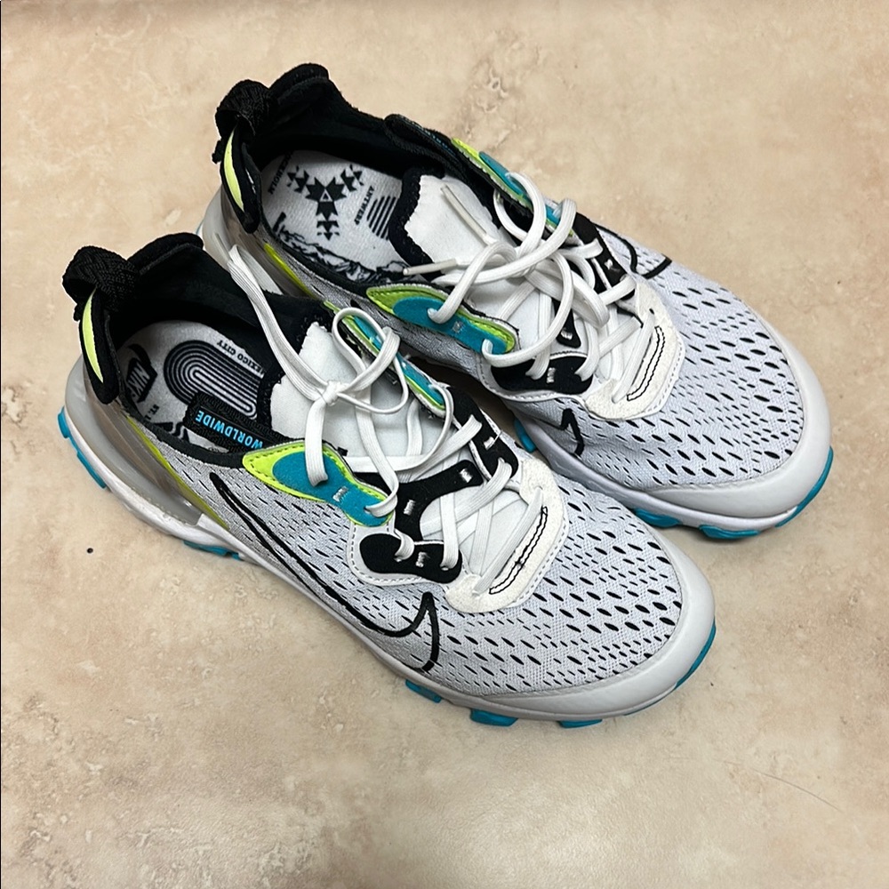 Nike Kids White and Black Athletic Shoes